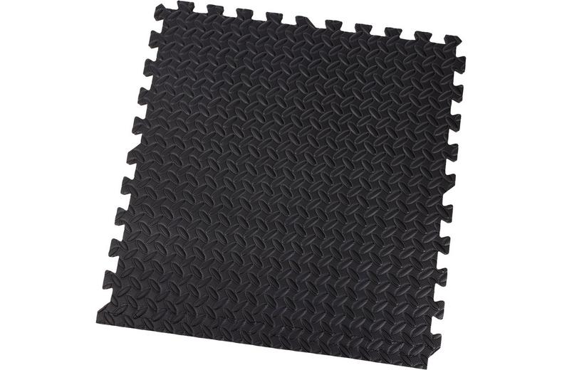 Halfords 6pc Black Floor Mat Set - 120cm x 180cm Halfords 6pc Black Floor Mat Set - 120cm x 180cm