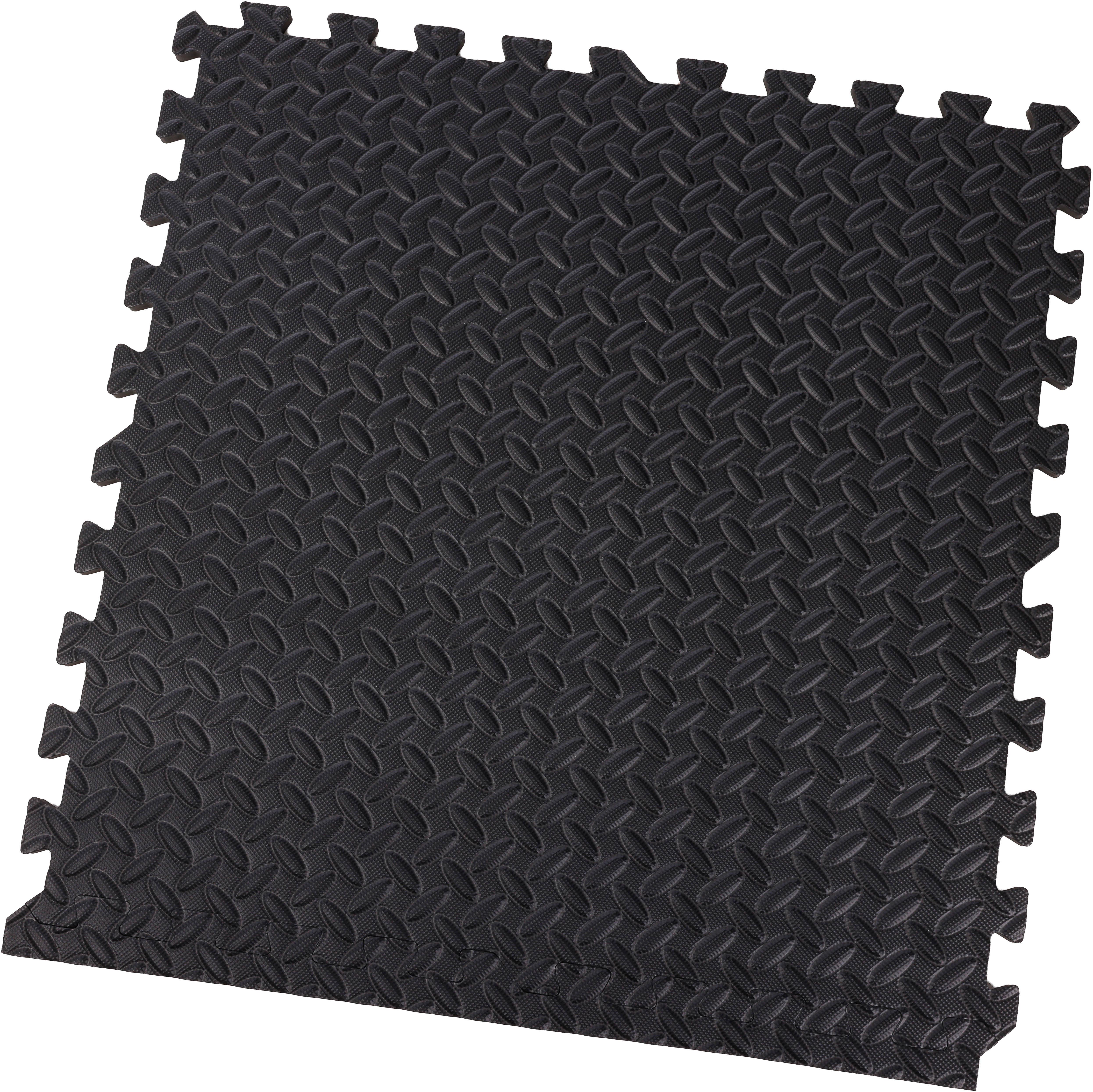 Halfords 6pc Black Floor Mat Set - 120cm x 180cm