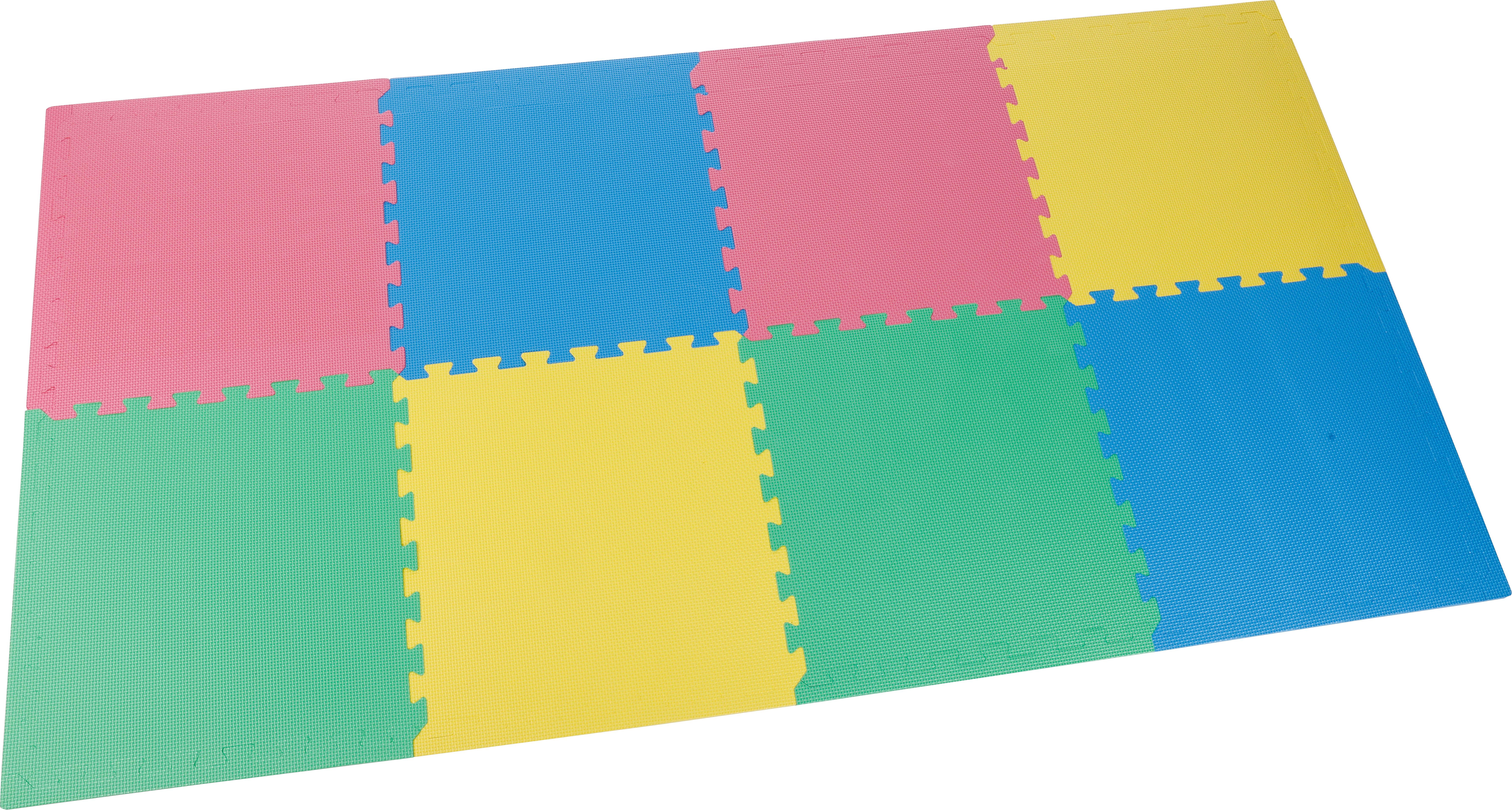 Halfords 8 Pack  Coloured Floor Mats