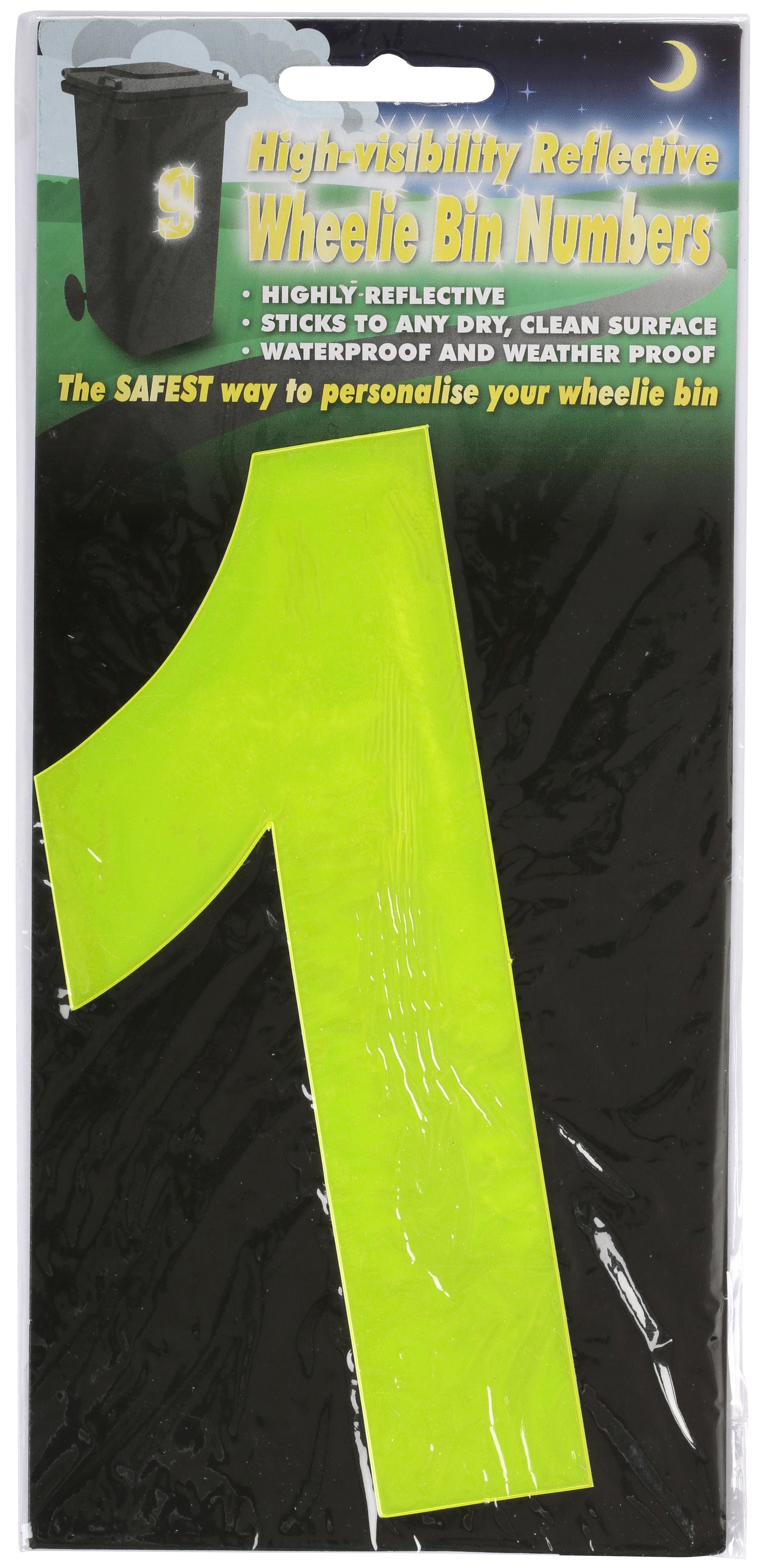 Hi Vis Number Yellow 1