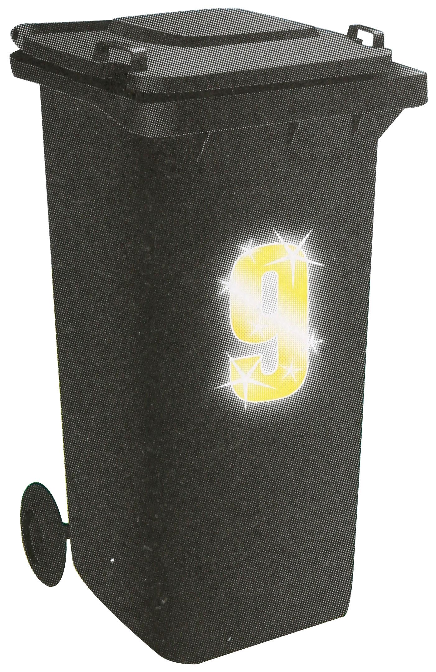 Hi Vis Number Yellow 1