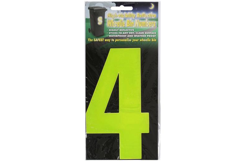 Hi Vis Number Yellow 4 Hi Vis Number Yellow 4