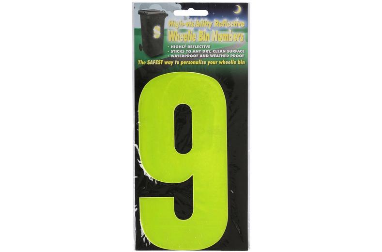 Hi Vis Number Yellow 9 Hi Vis Number Yellow 9