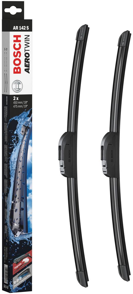 Bosch AR142S Wiper Blades - Front Pair