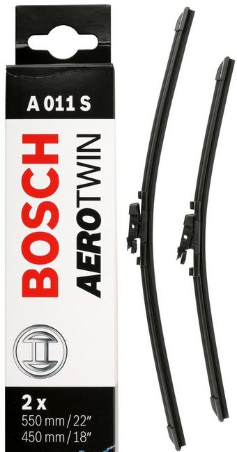 Bosch A011S Wiper Blades - Front Pair