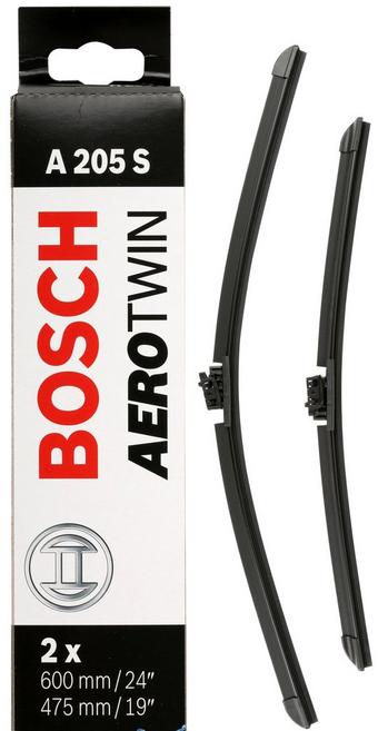 Bosch A205S Wiper Blades - Front Pair