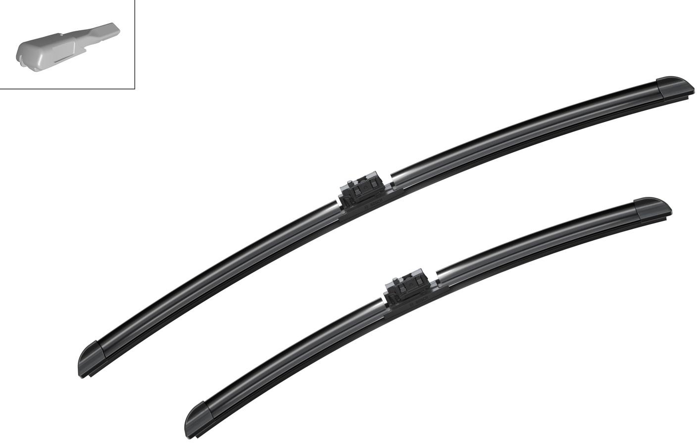 Bosch A205S Wiper Blades - Front Pair