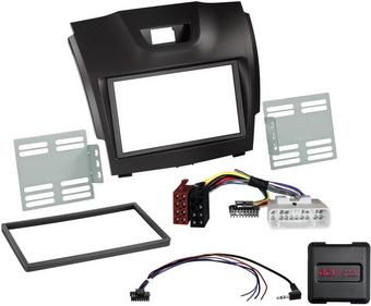ACV Isuzu D-Max 2012-2020 Double Din Head Unit Installation Kit – Black