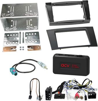 ACV Mercedes CLS (C219) / E Class (W211) Double Din Head Unit Installation Kit – Black