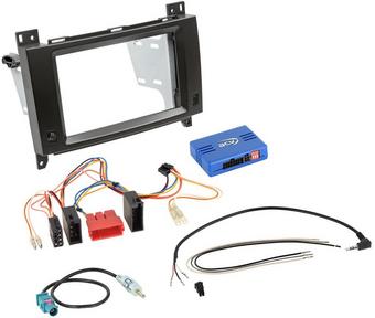 ACV Mercedes Vito 2014-2024 ISO Double Din Head Unit Installation Kit – Black