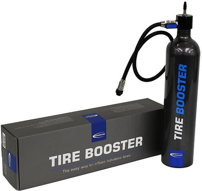 Pump for tubeless clearance tyres