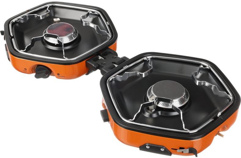 Halfords Double Folding Gas Stove Halfords Double Folding Gas Stove