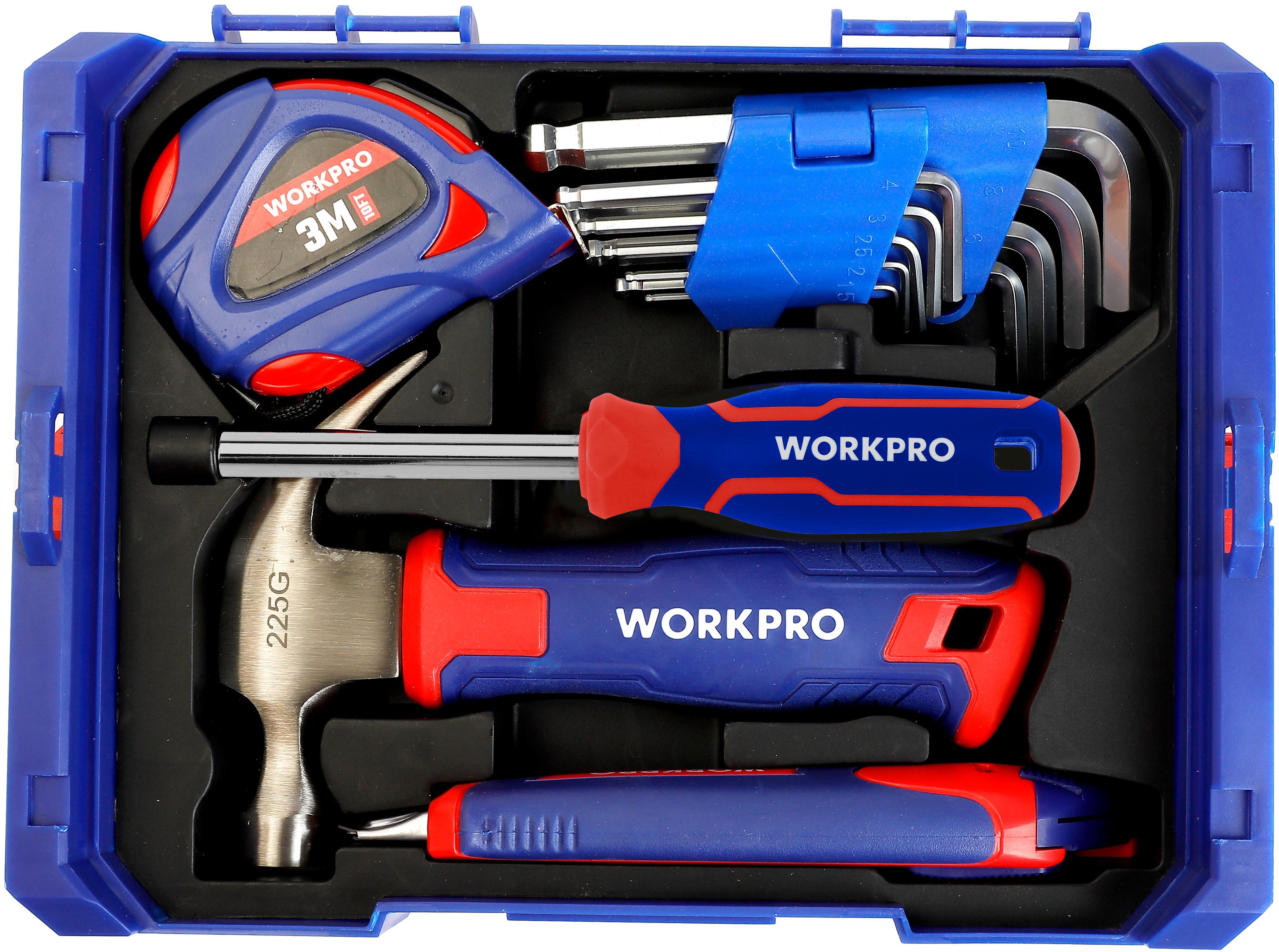 WORKPRO 43PC Stack Boxes Tool Set