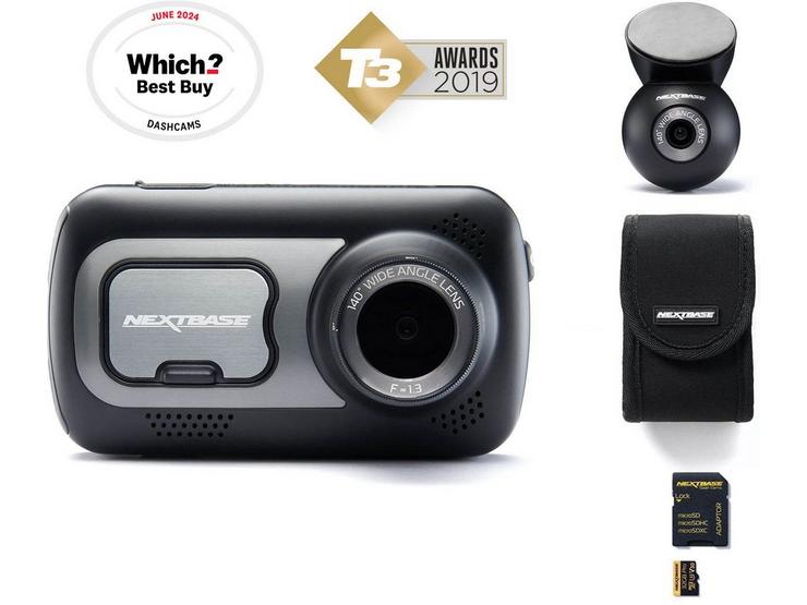 Nextbase 522GW Front & Rear Dash Cam Bundle