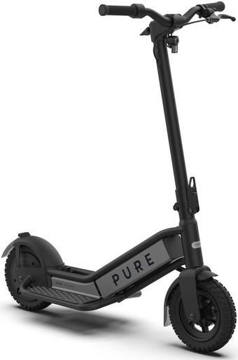 Pure Escape Folding Electric Scooter, Black