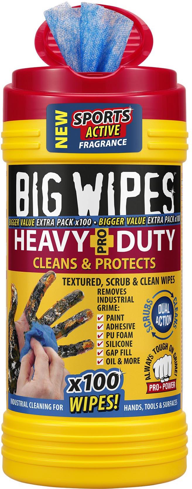 Big Wipes HD PRO+ wipes tub of 100