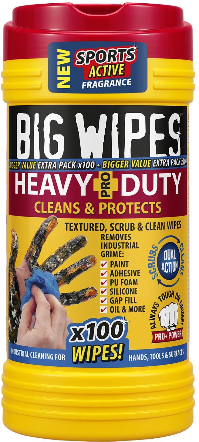 Big Wipes HD PRO+ wipes tub of 100