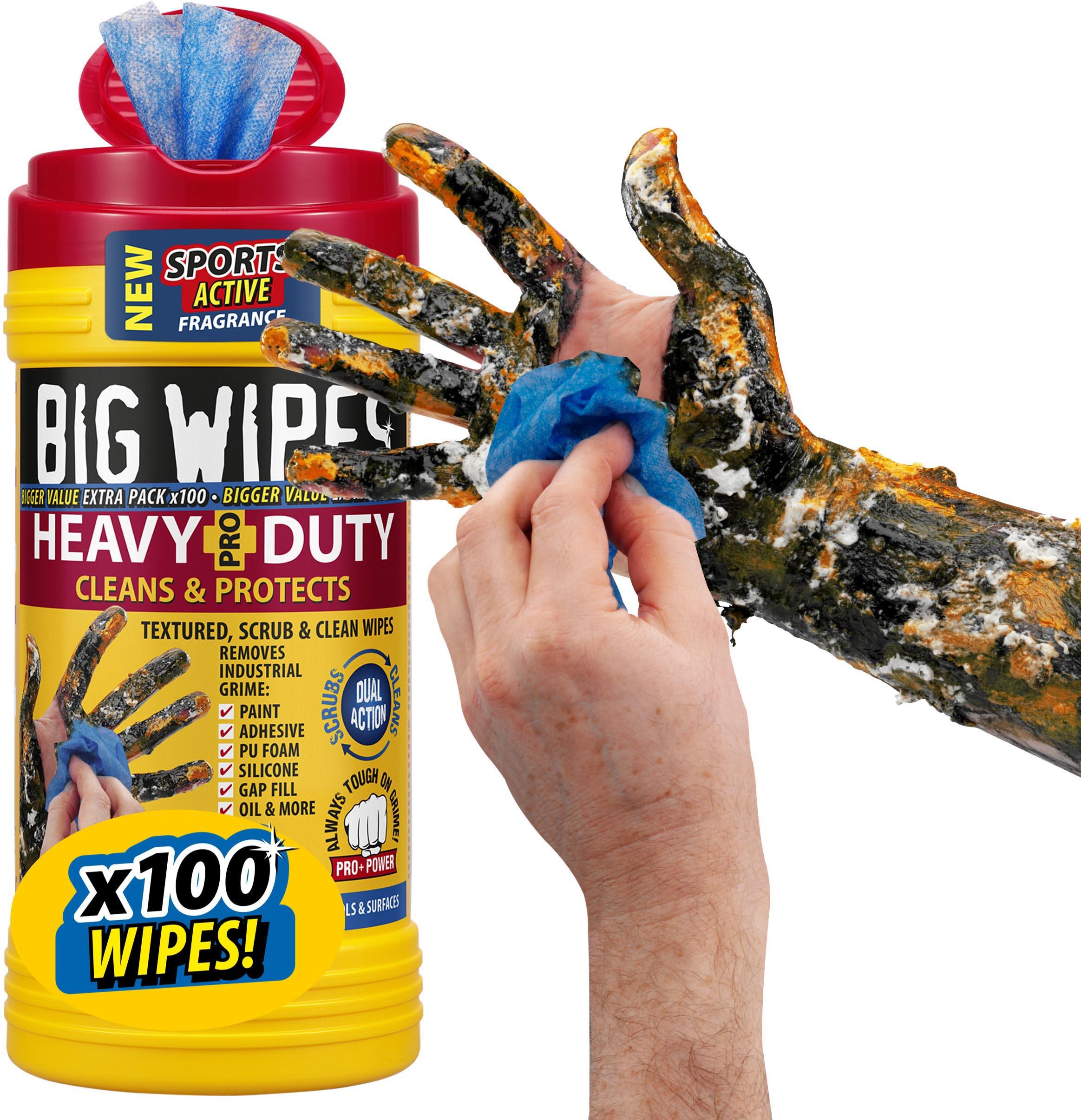 Big Wipes HD PRO+ wipes tub of 100