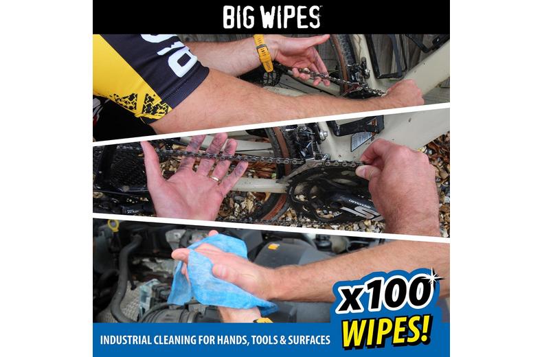 Big Wipes HD PRO+ wipes tub of 100 Big Wipes HD PRO+ wipes tub of 100