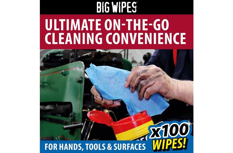Big Wipes HD PRO+ wipes tub of 100 Big Wipes HD PRO+ wipes tub of 100