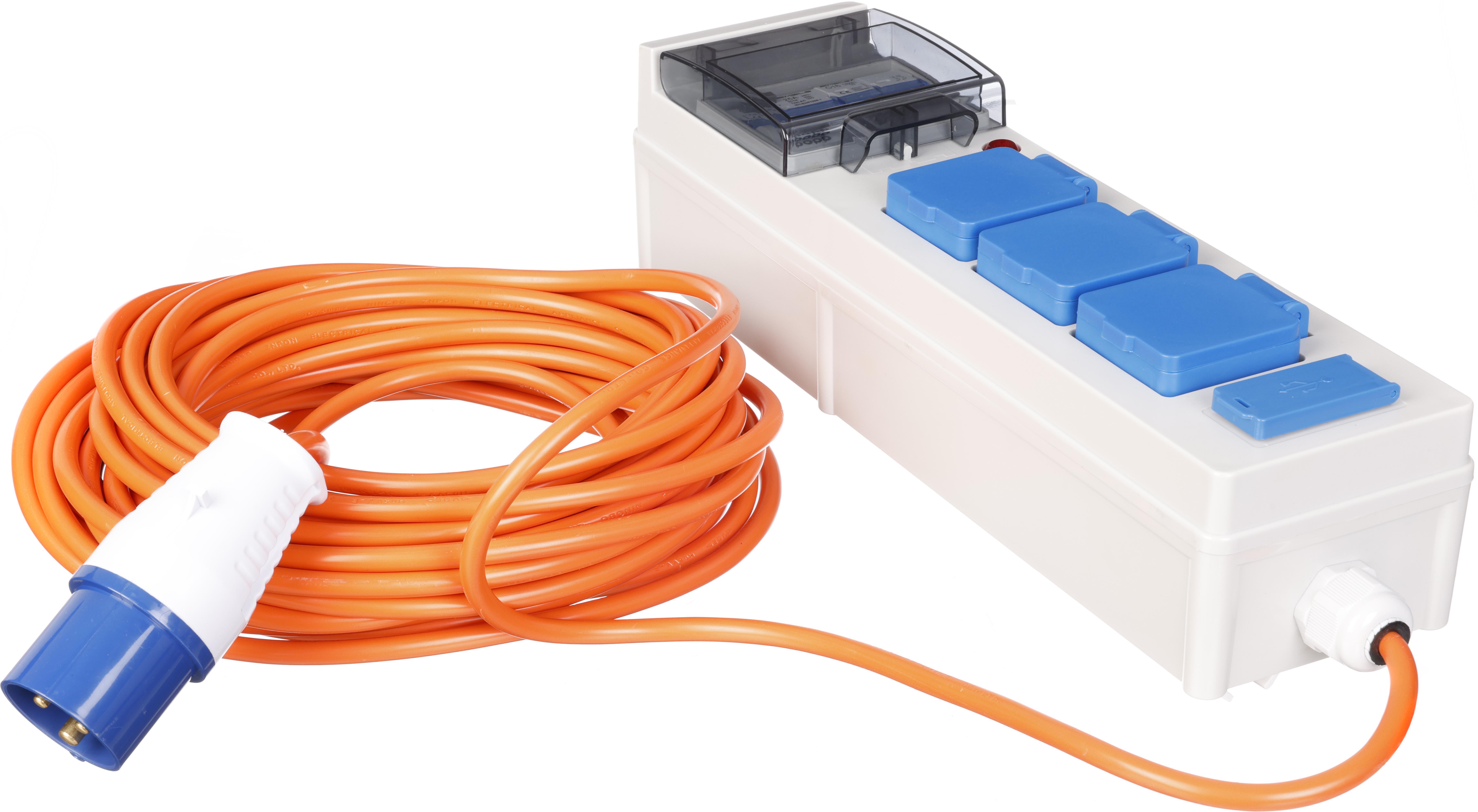 Halfords Mobile Mains Power Unit & USB Cable