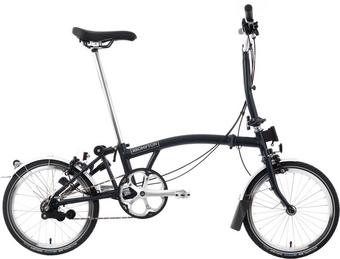Ex-Display Brompton M3L Folding Bike, Tempest Blue - 16" Wheel
