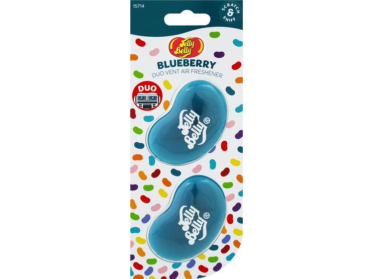 Jelly Belly Duo Vent Blueberry Air Freshener (Pack of 2)