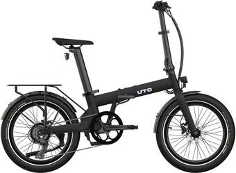 UTO Afternoon OG20 Electric Folding Bike, Onyx Black