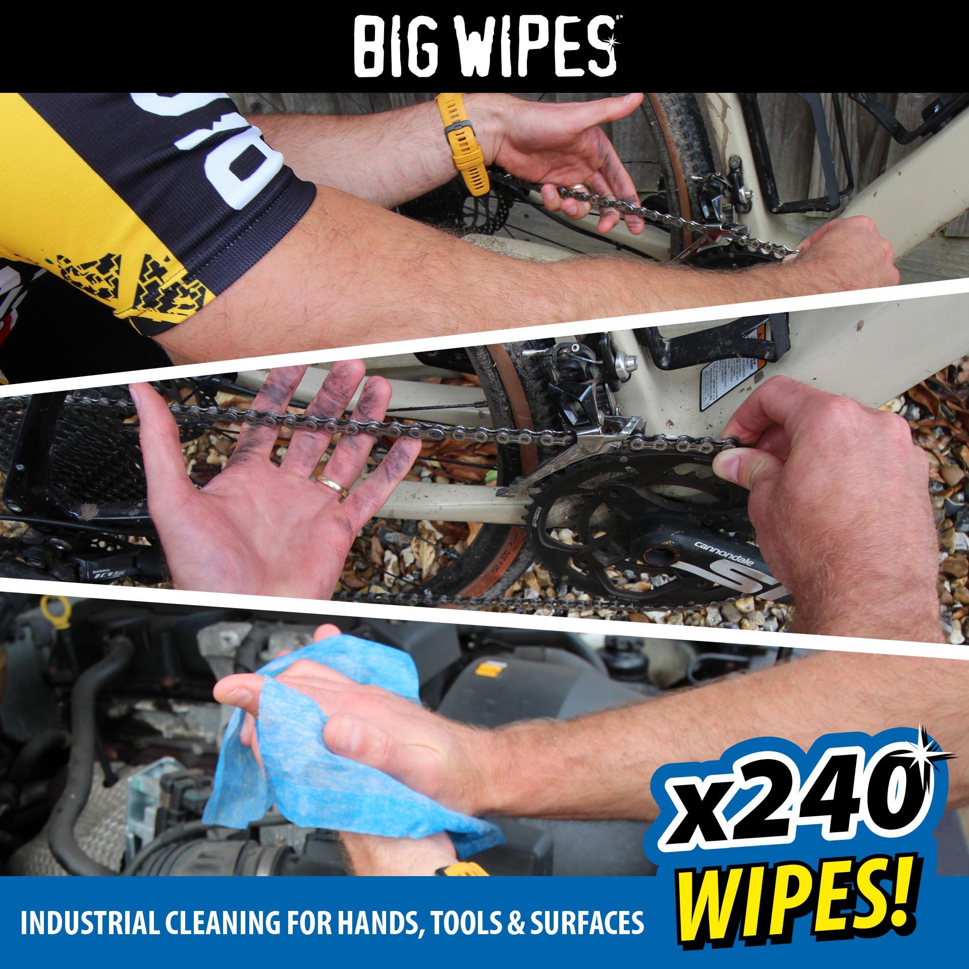 Big Wipes HD PRO+ wipes bucket of 240