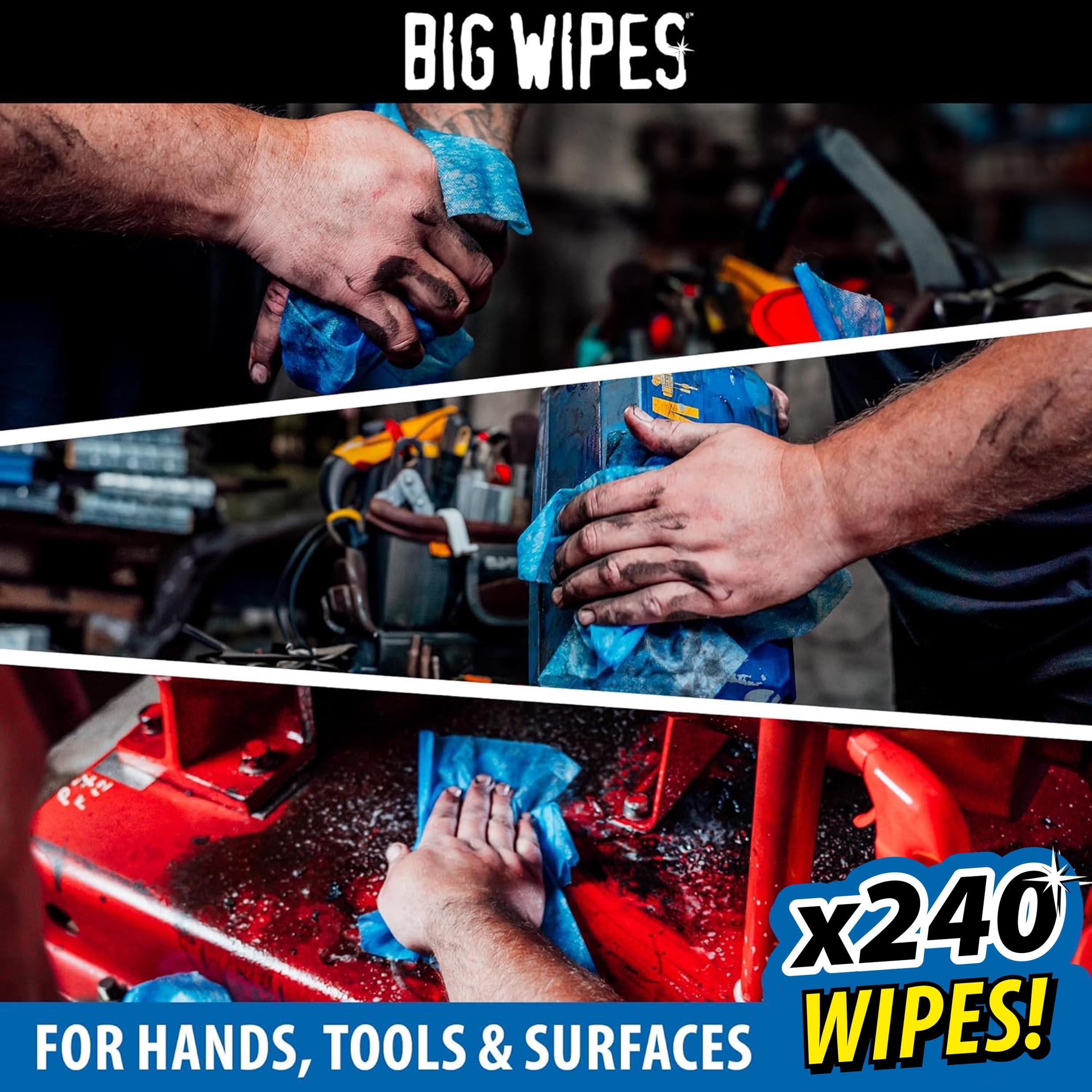 Big Wipes HD PRO+ wipes bucket of 240