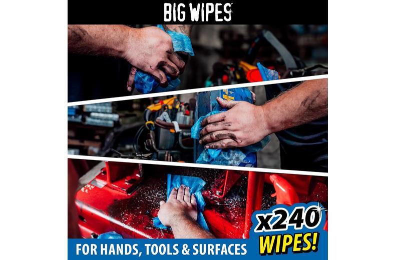 Big Wipes HD PRO+ wipes bucket of 240 Big Wipes HD PRO+ wipes bucket of 240