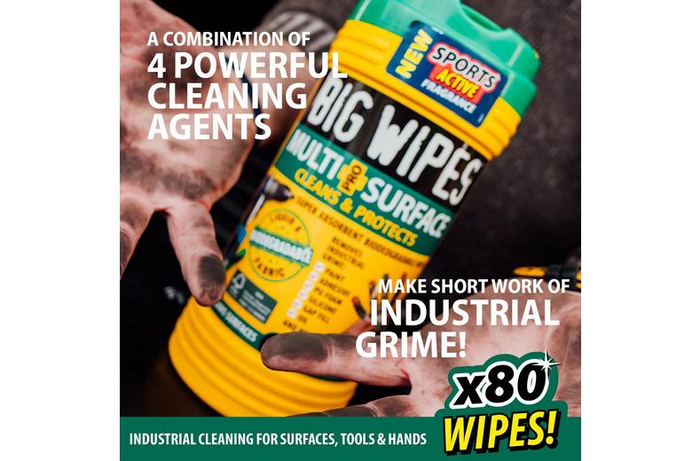 Big Wipes M/S PRO+ bio wipes tub of 80 Big Wipes M/S PRO+ bio wipes tub of 80