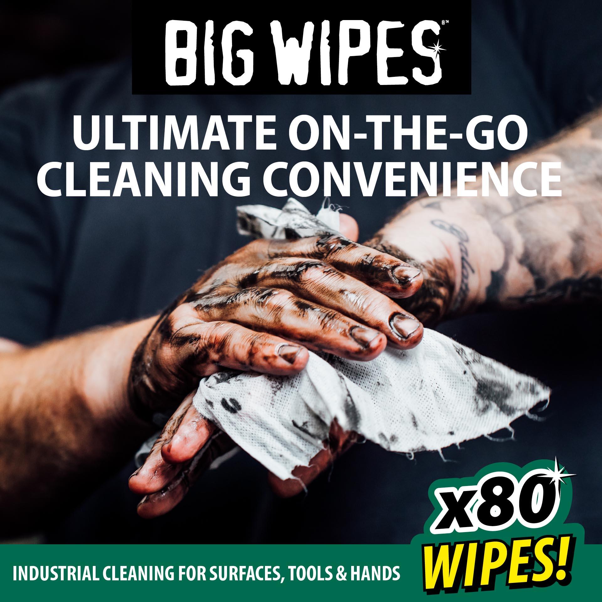 Big Wipes M/S PRO+ bio wipes tub of 80