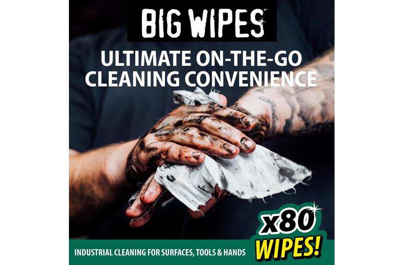 Big Wipes M/S PRO+ bio wipes tub of 80 Big Wipes M/S PRO+ bio wipes tub of 80