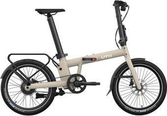 UTO Afternoon PRO20 Electric Folding Bike, Satin Taupe