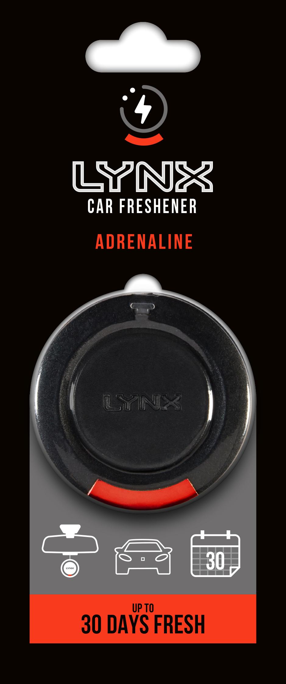 Lynx 3D Hanging Adrenaline Air Freshener for only £3.99