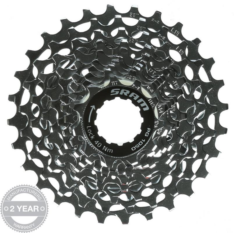 Halfords SRAM Sram Pg1070 10 Speed Cassette, 11-28T | Extra 8% off for BC Members