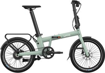 UTO Afternoon PRO20 Electric Folding Bike, Smoked Green