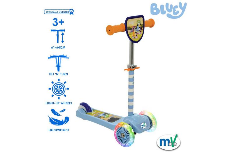 Bluey Mini Go Tilt Scooter with LEDS Bluey Mini Go Tilt Scooter with LEDS
