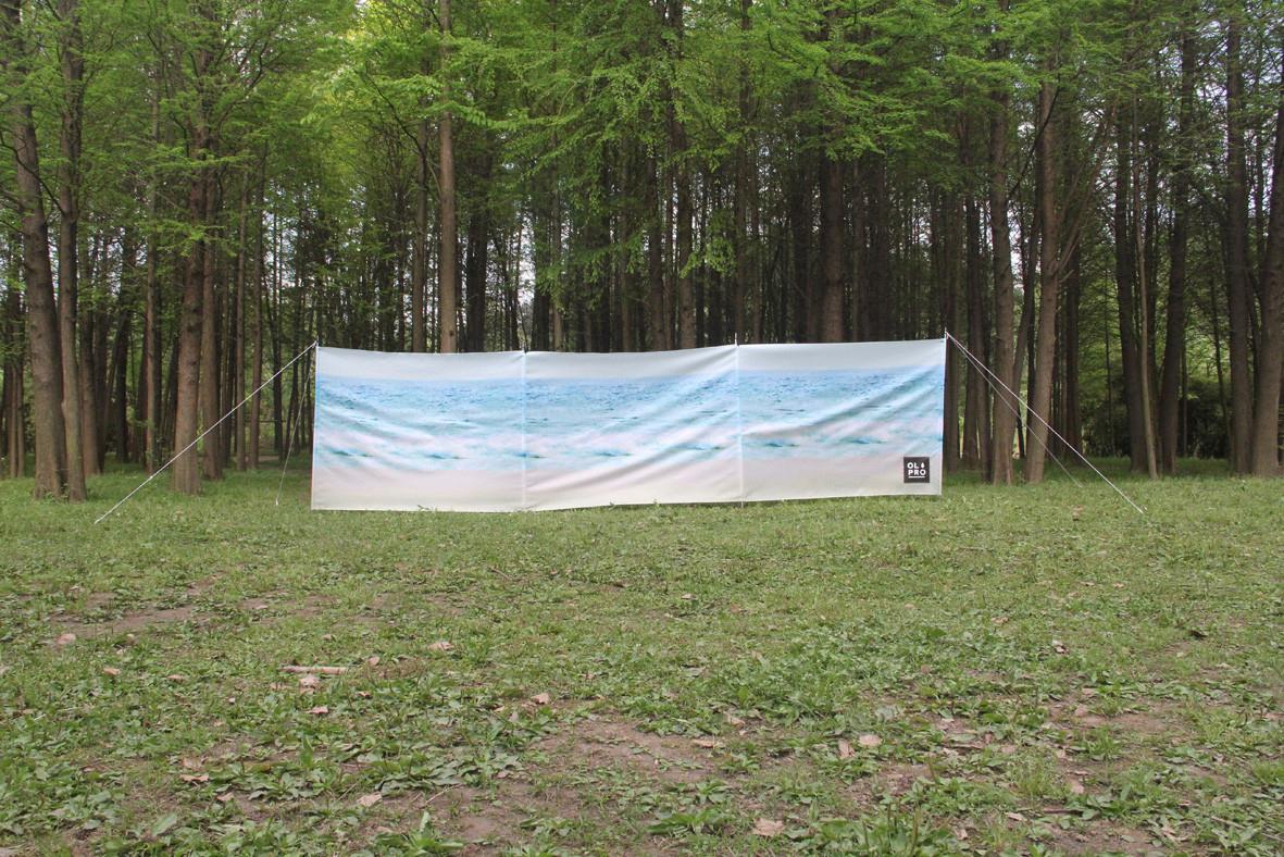 Beach Front 4 Pole Compact Windbreak