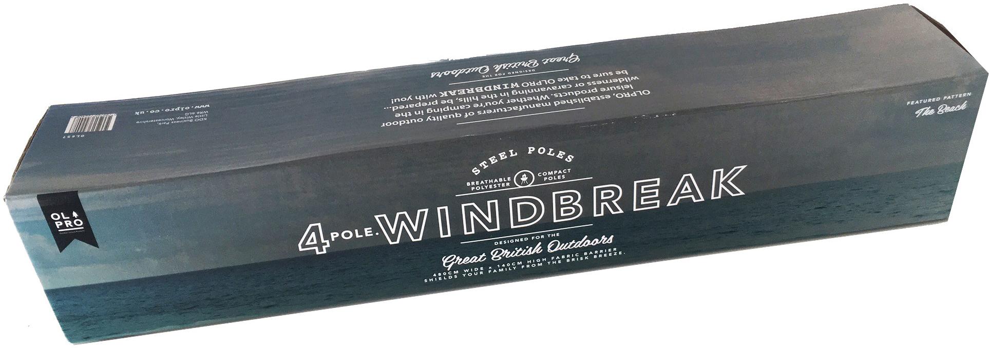 Beach Front 4 Pole Compact Windbreak