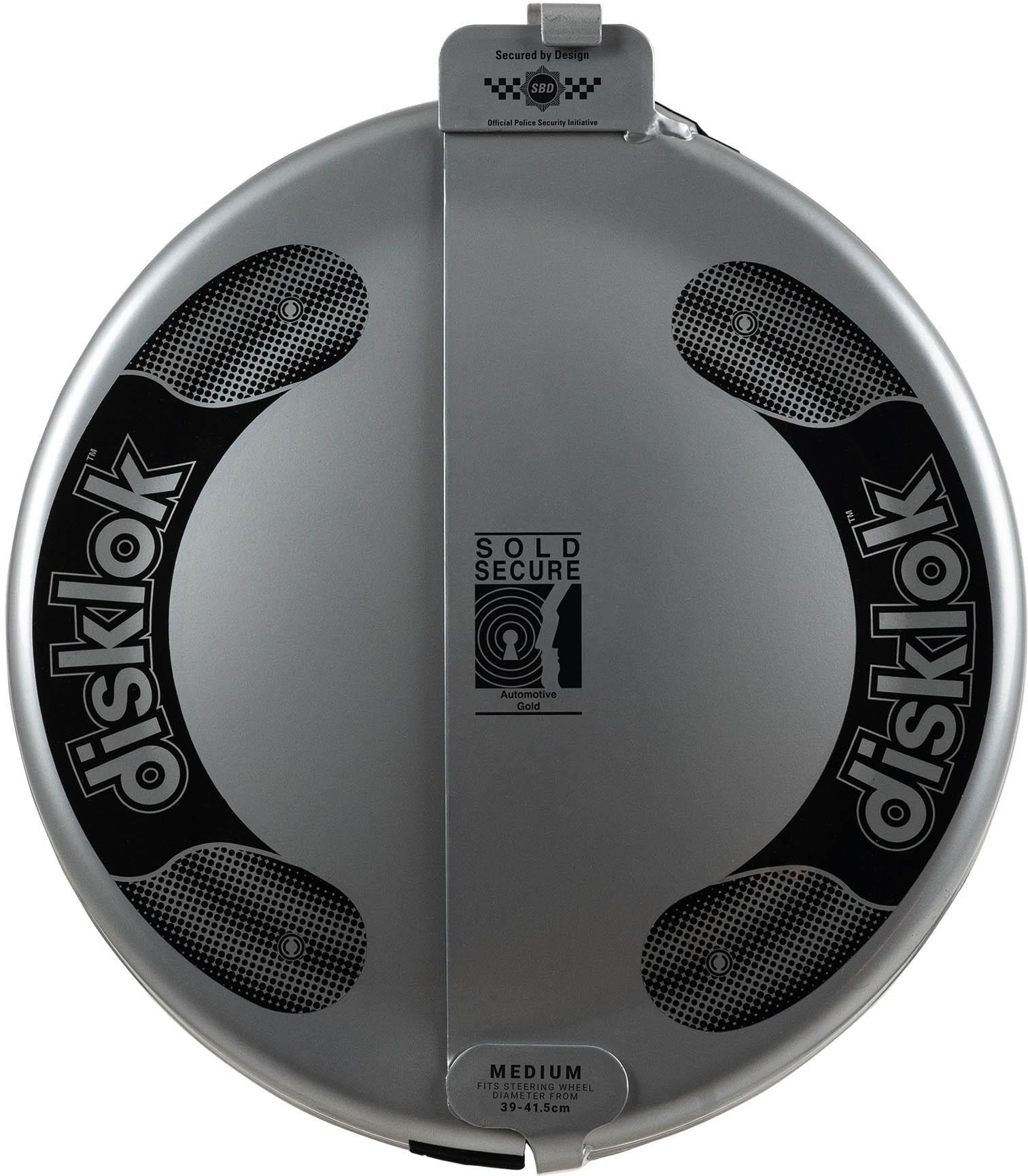 Disklok Gold Edition Steering Lock (Silver) Medium