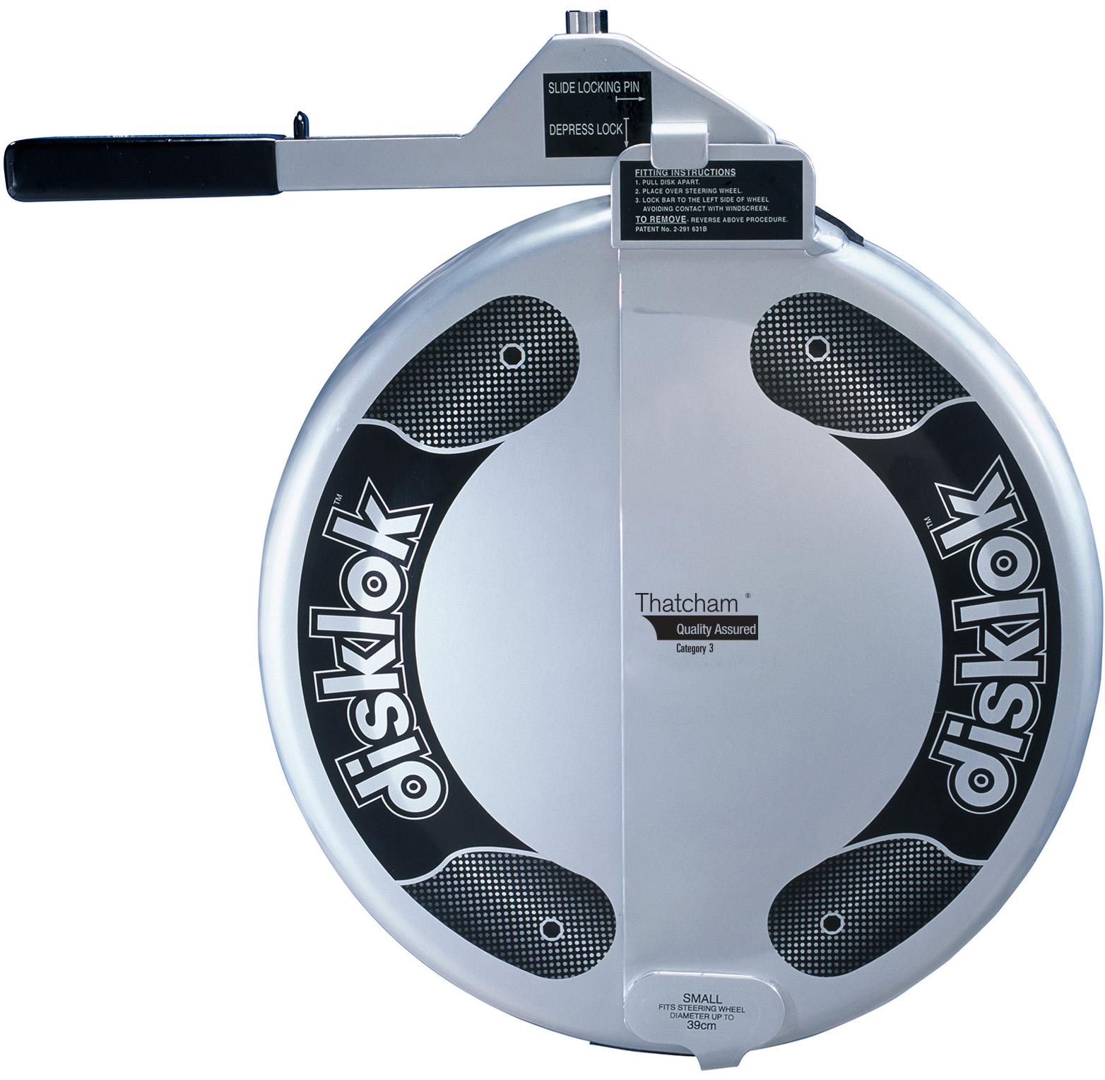 Disklok Gold Edition Steering Lock (Silver) Medium