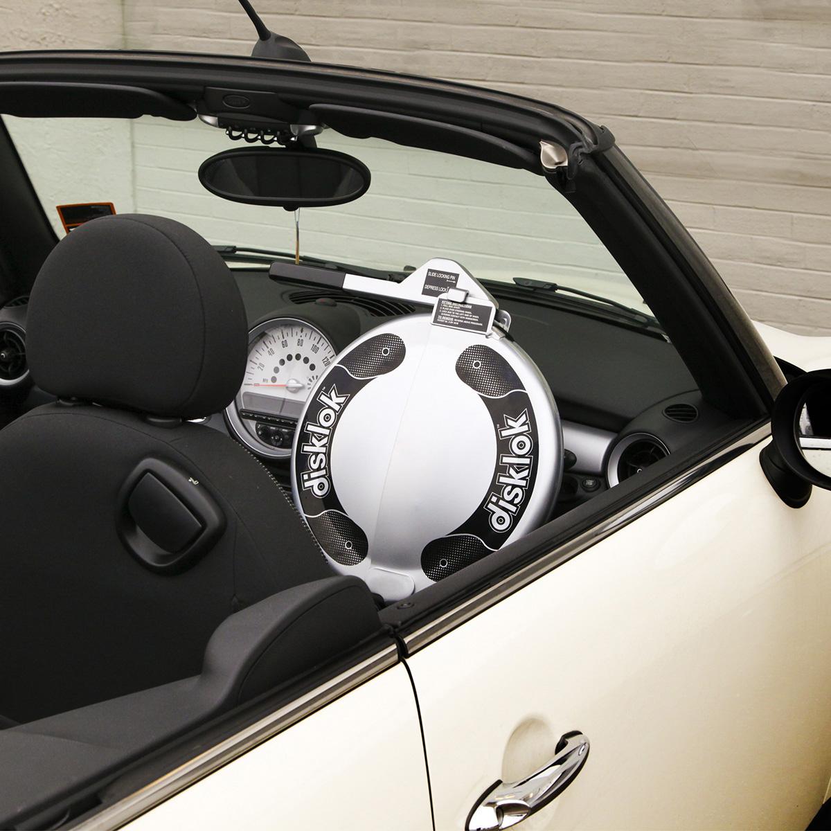 Disklok Gold Edition Steering Lock (Silver) Medium