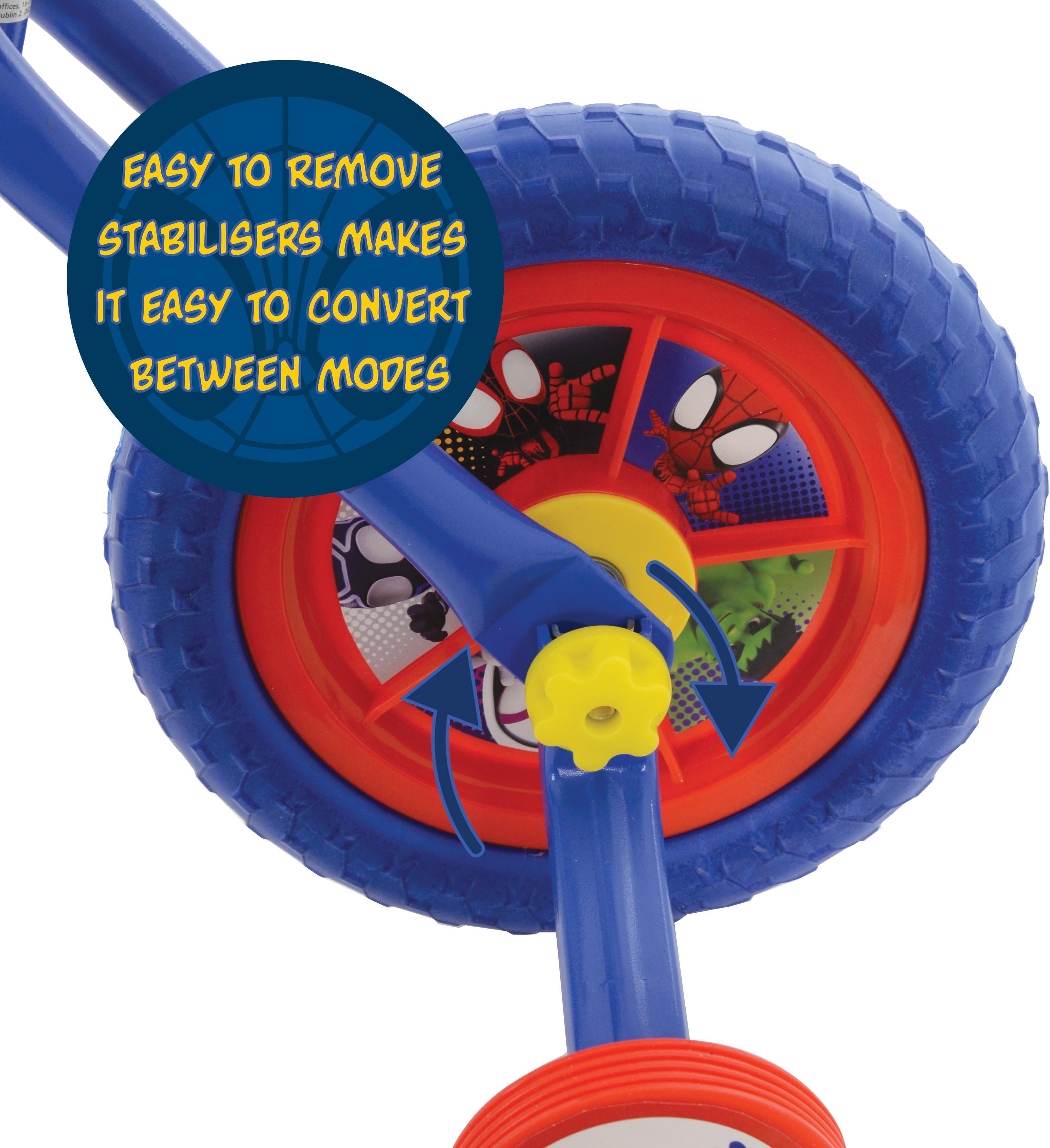 Spidey 2in1 10" Training Bike