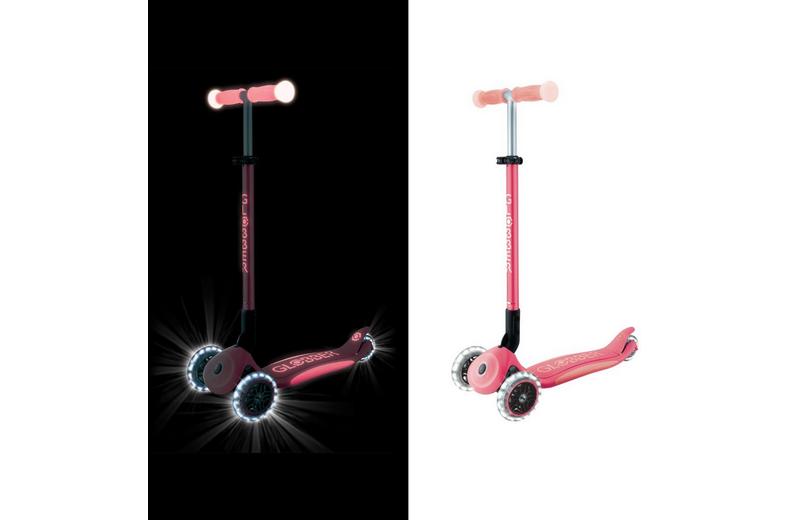 Globber Elite Glow Lights - Coral Pink Globber Elite Glow Lights - Coral Pink