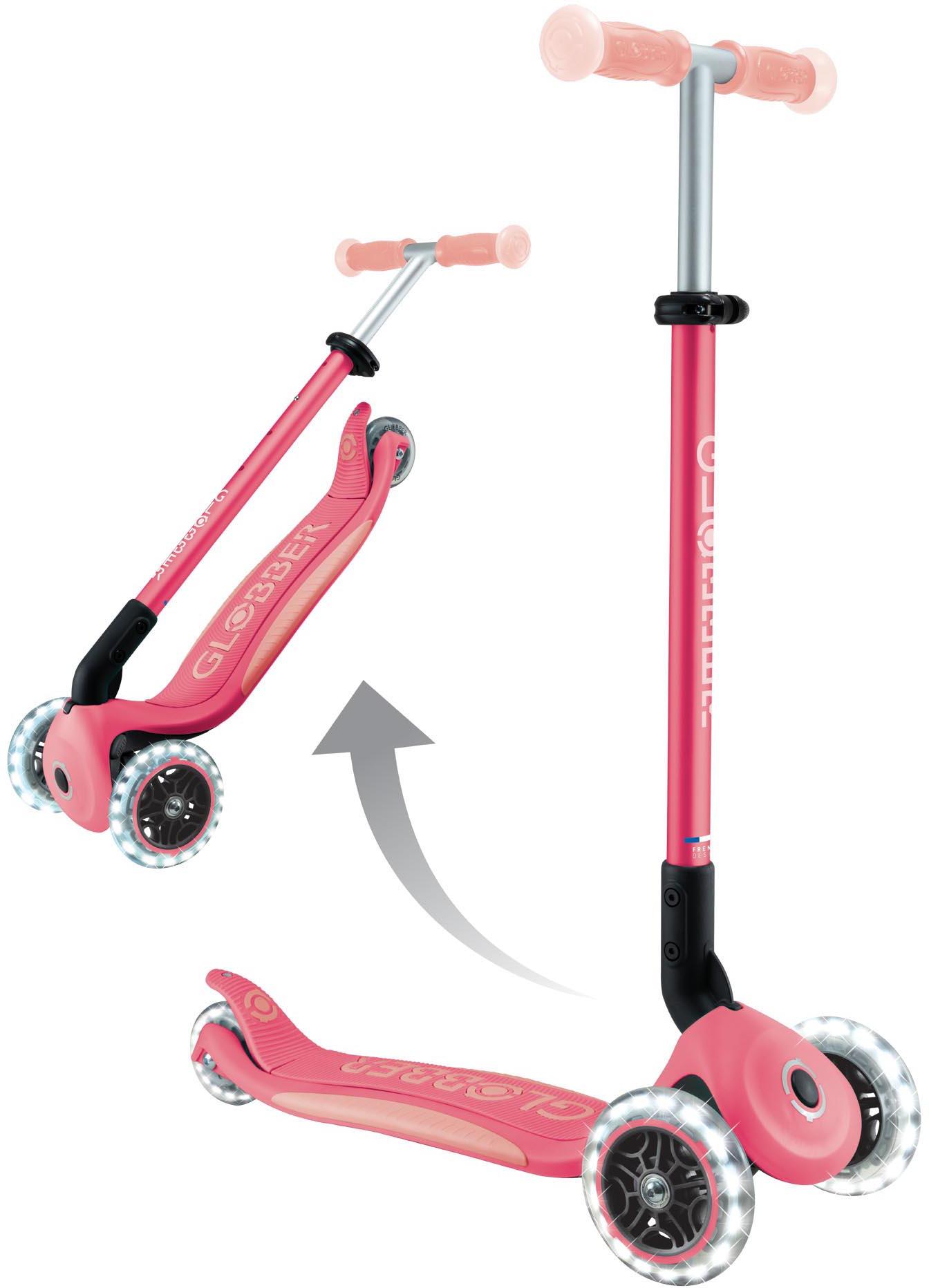 Globber Elite Glow Lights - Coral Pink