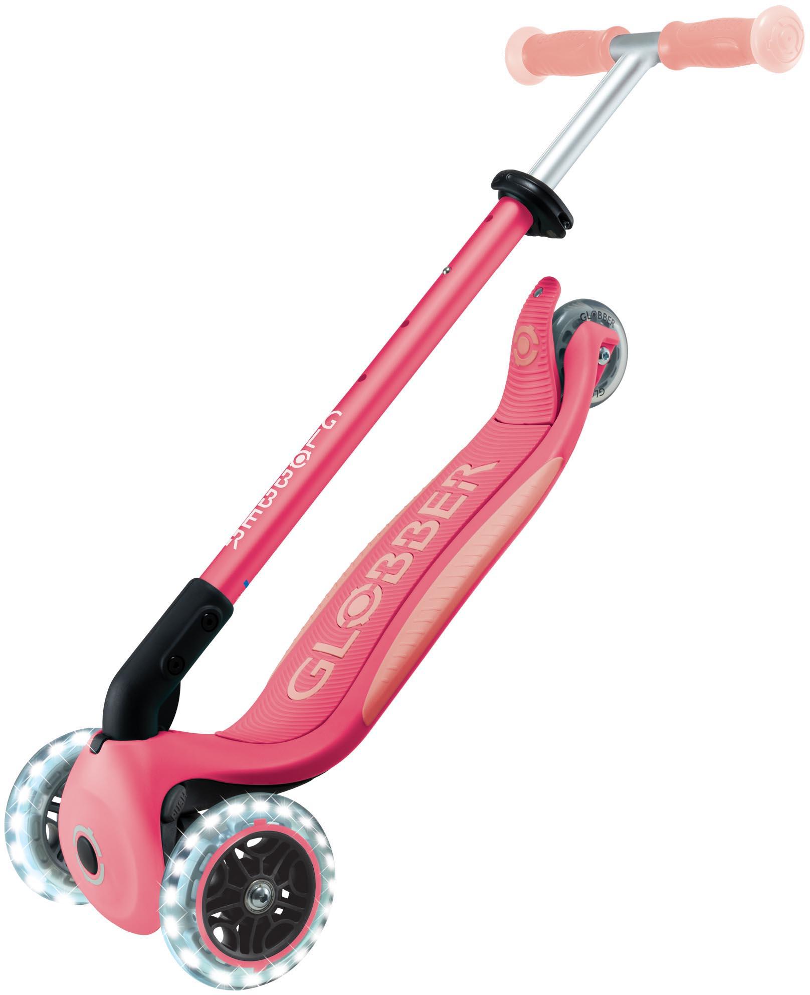 Globber Elite Glow Lights - Coral Pink