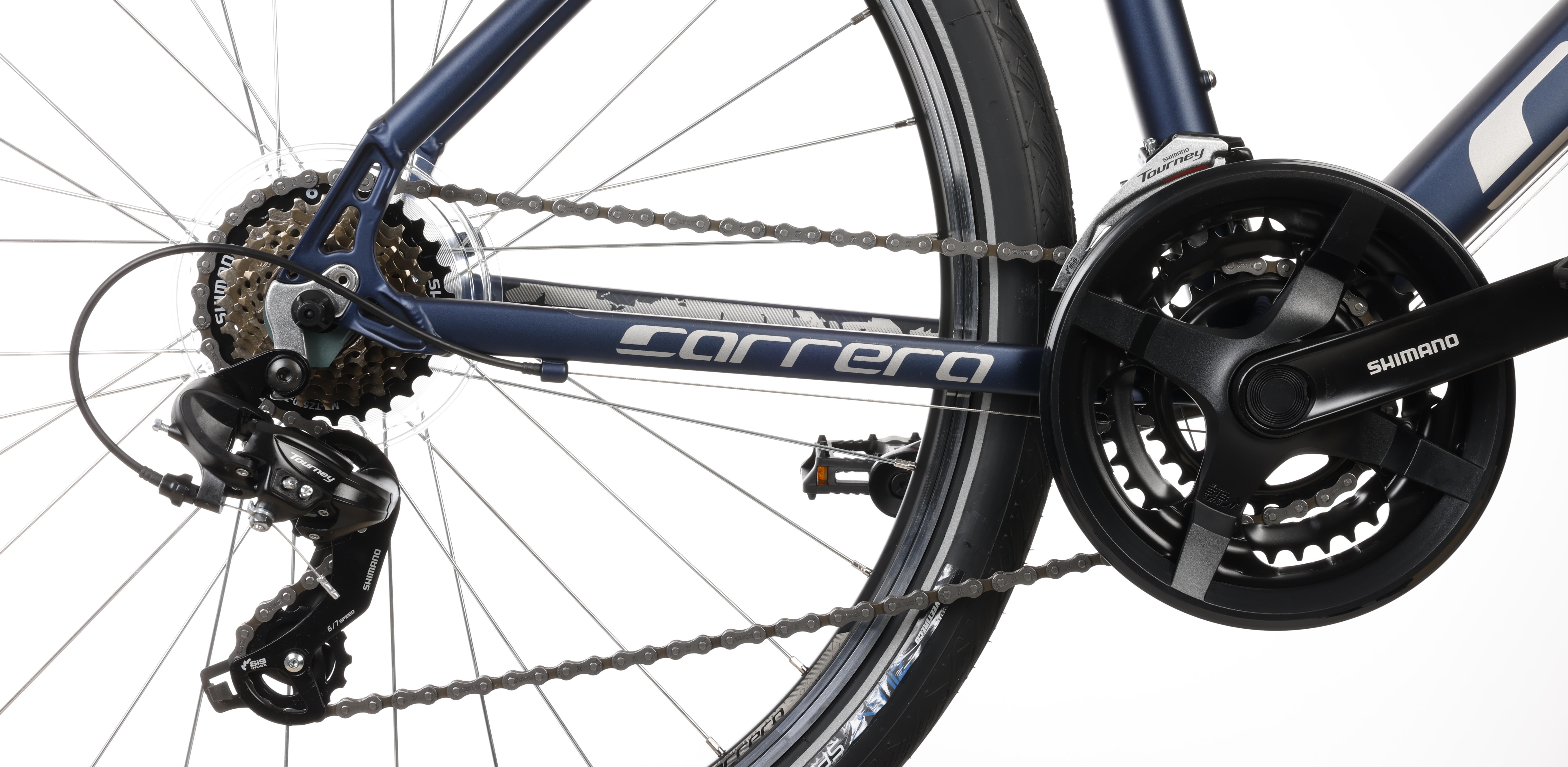 Carrera Axle Mens Hybrid Bike - S, M, L Frames