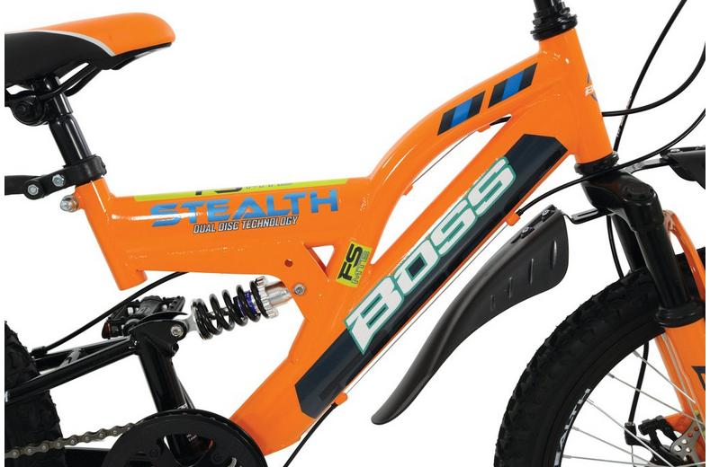 Boss Stealth Junior Mountain Bike - Orange - 20" Wheel Boss Stealth Junior Mountain Bike - Orange - 20" Wheel